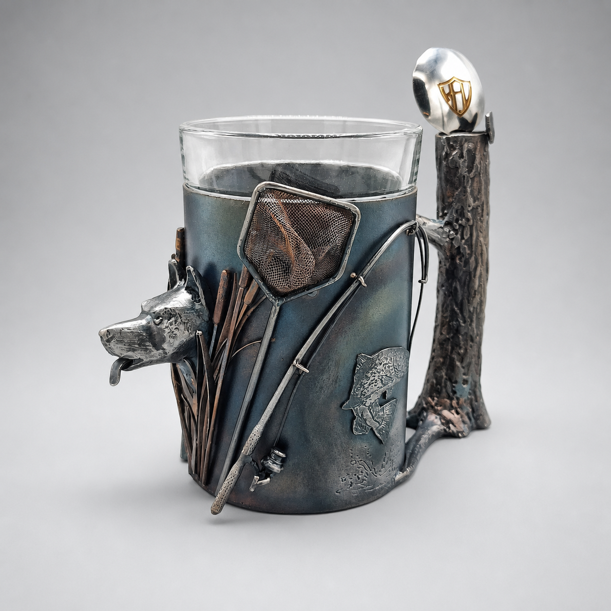 Подарочный подстаканник Охота-рыбалка